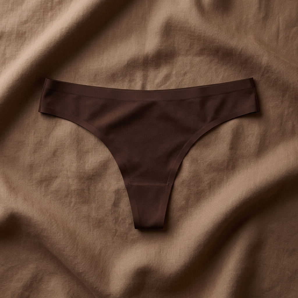 She-Shienz Seamless Women's Thongs (10-Pack) - Espresso Brown